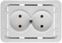 Розетка электрическая с заземлением СВЕТОЗАР ~16А/250В. Серия «ГАММА»