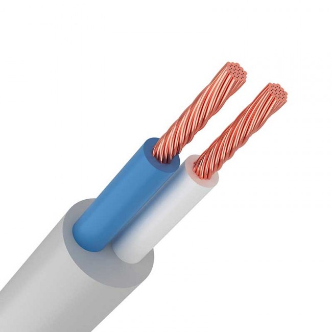 Кабель ПВС 2x6 (ТУ) 100 м Кабель ПВС 2x6 (ТУ) 100 м
