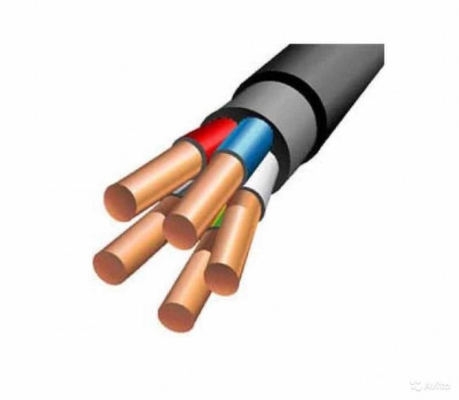 Кабель ВВг НГ LS 5x2.5 (ГОСТ) 100м
