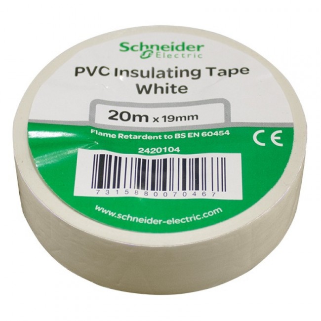 Изолента ПВХ Schneider Electric 19мм х 20 метров серая Изолента ПВХ Schneider Electric 19мм х 20 метров серая