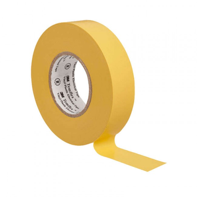 Изолента ПВХ 3M Temflex 1300 желтая 19мм х 20 метров Изолента ПВХ 3M Temflex 1300 желтая 19мм х 20 метров