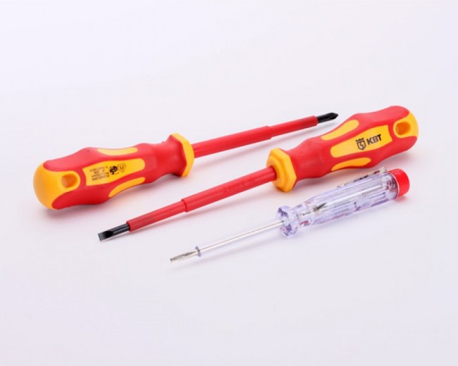 Набор диэлектрических отверток КВТ НИО-03