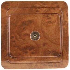 Розетка телевизионная СВЕТОЗАР. Серия "ГАММА"