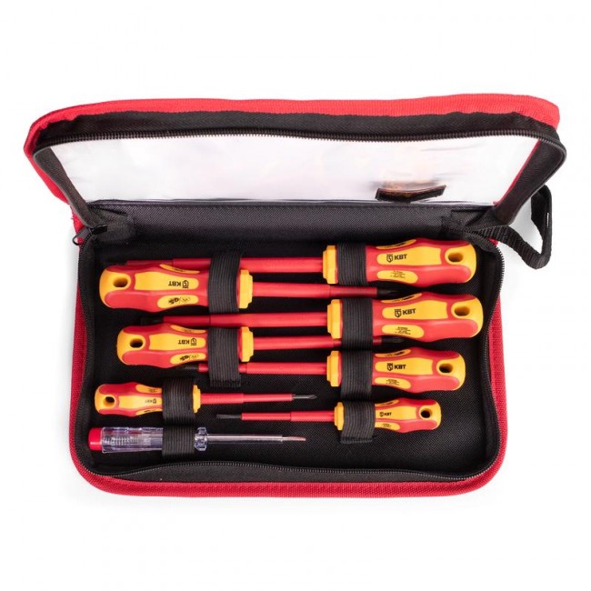 Набор диэлектрических отверток КВТ НИО-08