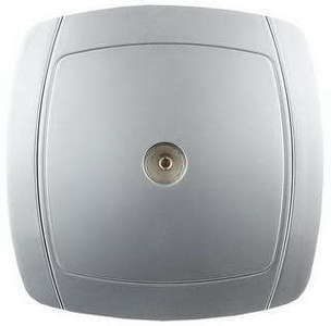 Розетка телевизионная "СВЕТОЗАР". Серия «АКЦЕНТ»