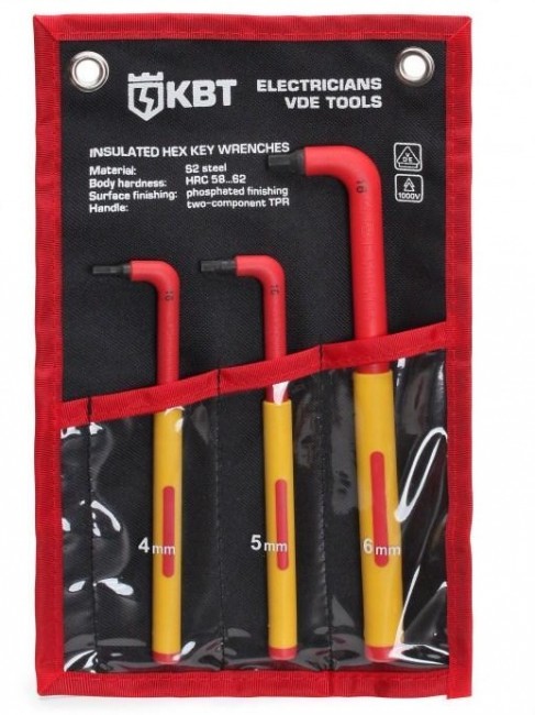 Набор диэлектрических имбусовых шестигранных ключей "Профи" НИИ-17 Набор диэлектрических имбусовых шестигранных ключей "Профи" НИИ-17