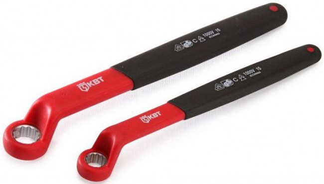 Набор накидных изолированных ключей КВТ КИН-2