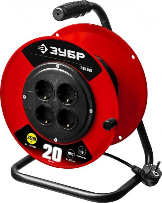 Удлинитель «ЗУБР» на катушке