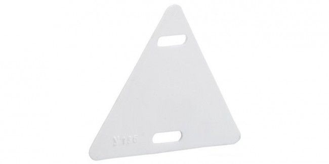 Бирка маркировочная кабельная У-136 треугольная 62х55мм (уп.100шт)