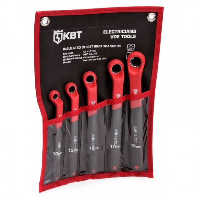 Набор изолированных накидных ключей КВТ НИИ-07