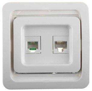 Розетка телефонная и компьютерная СВЕТОЗАР. Серия «ГАММА»