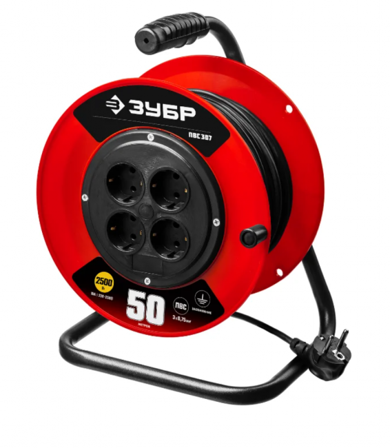 Удлинитель «ЗУБР» на катушке Удлинитель «ЗУБР» на катушке