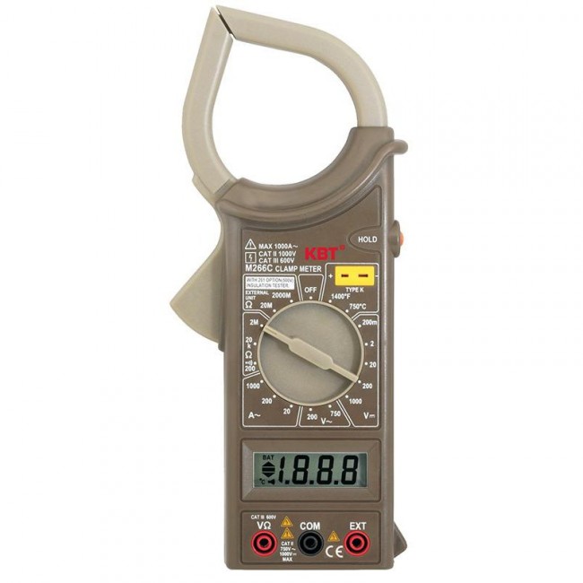 Токовые клещи цифровые КВТ M266C Токовые клещи цифровые КВТ M266C