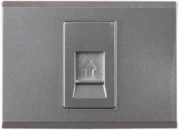 Розетка телефонная "СВЕТОЗАР". Серия "ЭФФЕКТ"