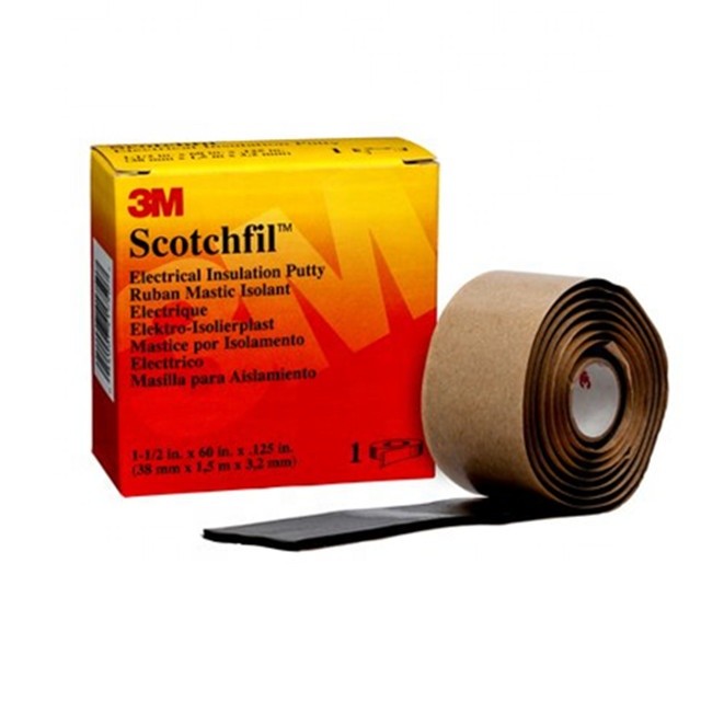 Электроизоляционная мастика 3M Scotchfil черная 38мм х 1,5 метра