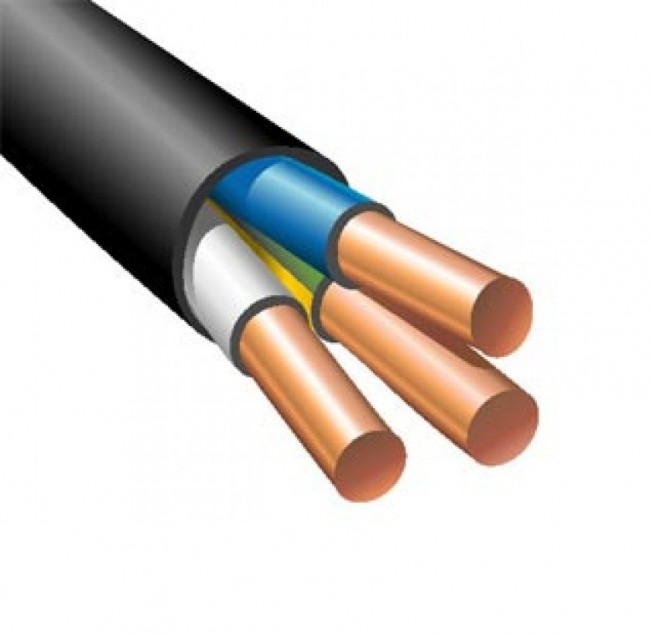 Кабель ВВГ НГ 3x10 (ТУ)