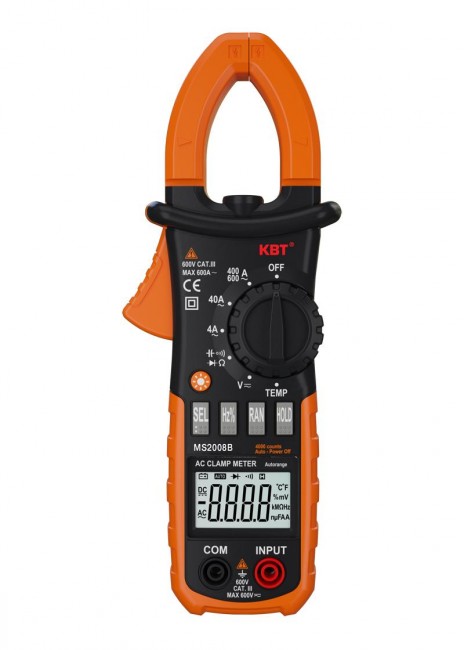 Токовые клещи цифровые КВТ MS2008B