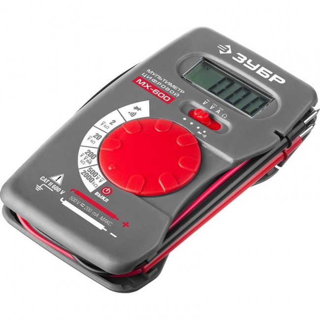 Цифровой мультиметр ЗУБР серия МАСТЕР МХ-600