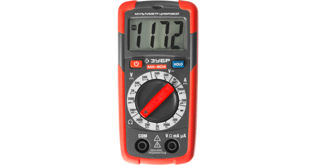 Цифровой мультиметр ЗУБР серия МАСТЕР МХ-804