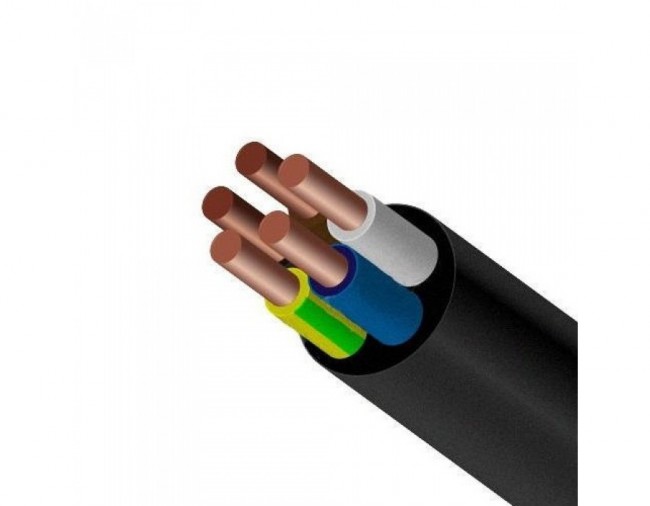 Кабель ВВГ НГ 5x1.5 (ТУ) 100м