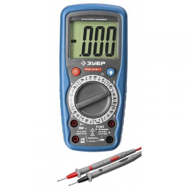 Цифровой мультиметр ЗУБР серия PROFI PRO-817-T