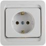 Розетка электрическая с заземлением СВЕТОЗАР ~16А/250В. Серия «ГАММА»