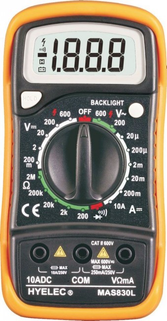 Цифровой мультиметр MAS830L КВТ 70475