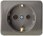 Розетка электрическая с заземлением СВЕТОЗАР ~16А/250В. Серия «ГАММА»