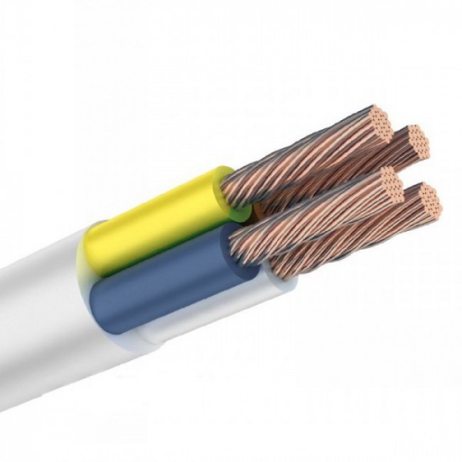 Кабель ПВС 4x2.5 (ГОСТ) 100м