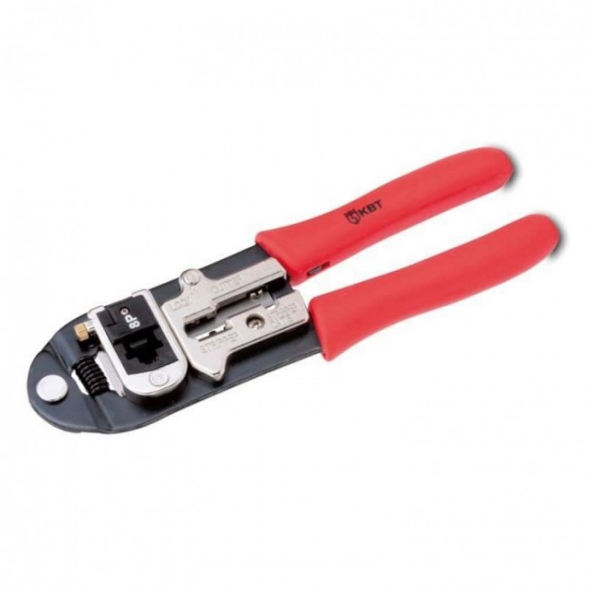 Пресс-клещи для RJ разъёмов JT-01 «КВТ»