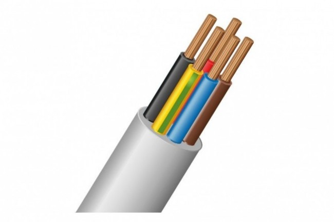 Кабель ПВС 5x6 (ГОСТ)