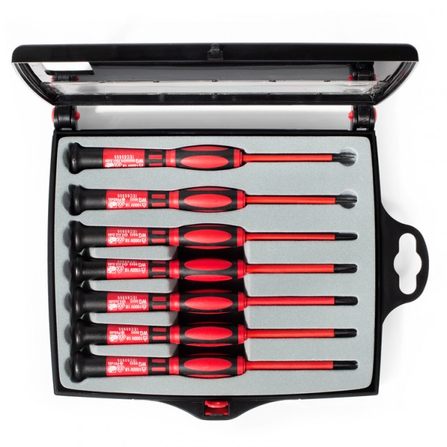 Набор диэлектрических отверток КВТ НИО-07 мини