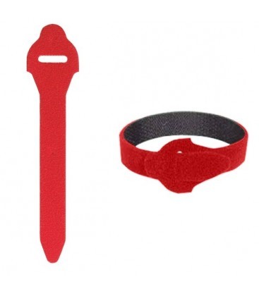 Хомут из ткани на липучке Legrand 300мм красный