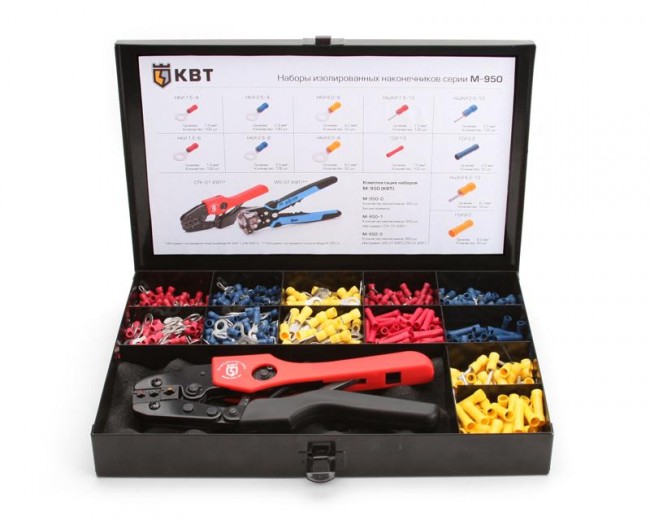 Набор изолированных наконечников М-950-1 КВТ