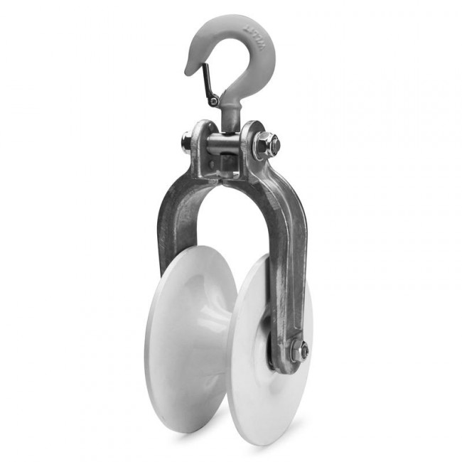 Ролик монтажный КВТ РМ-2-2 на крюке