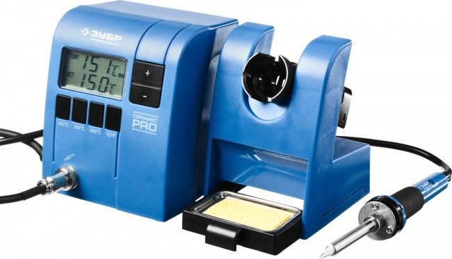 Паяльная станция ЗУБР 55335 Серия ПРОФИ Паяльная станция ЗУБР 55335 Серия ПРОФИ